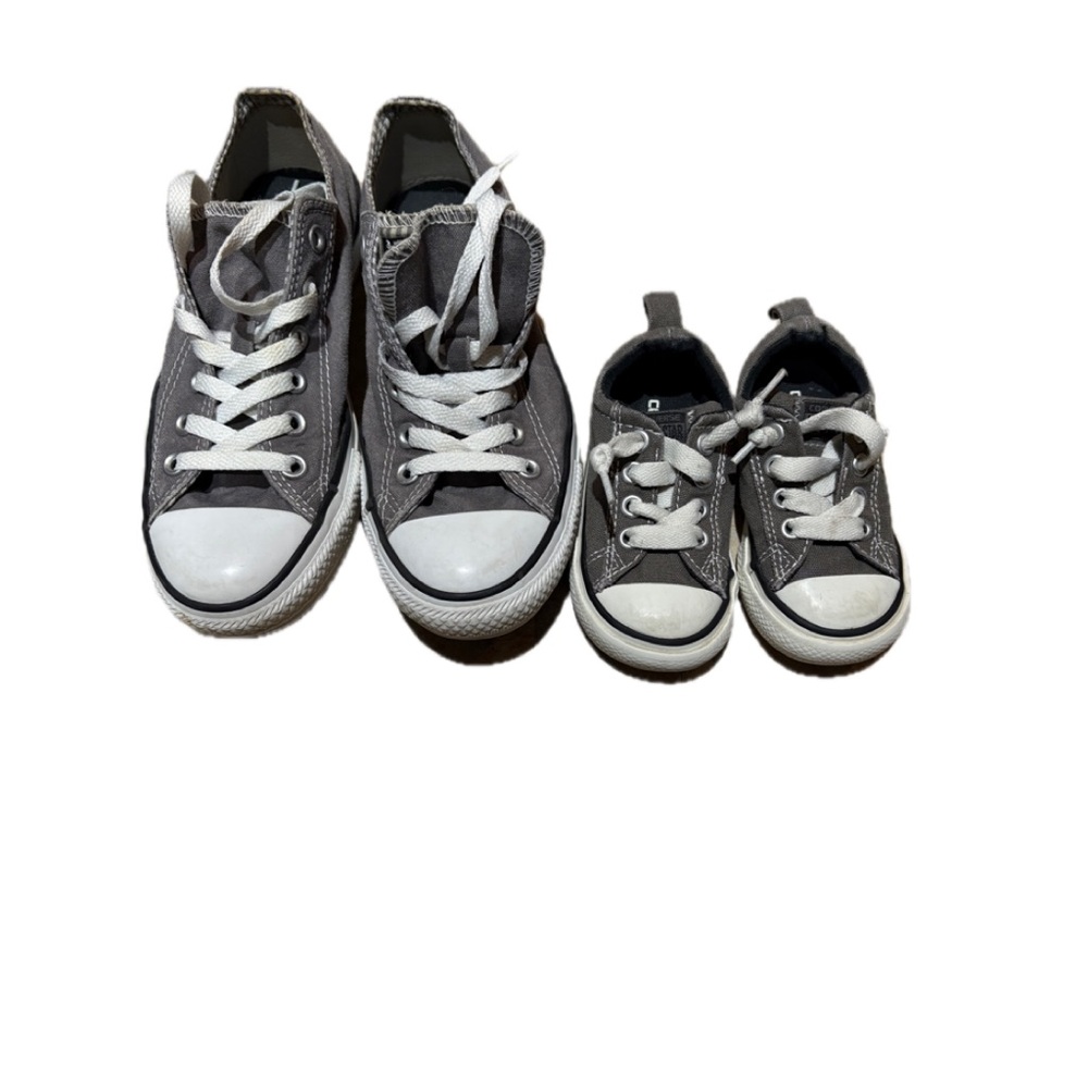 Converse Gray and White Sneakers